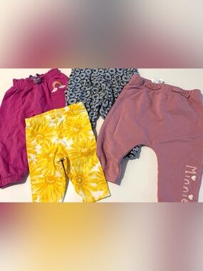 Baby Floral Yellow Sunburst Leggings